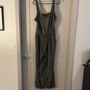 Abercrombie & Fitch Olive Green Jumpsuit